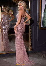 “Strapless beaded floor gown with thigh slit – The Pastel Mirror Dress, Atlanta showroom.”
“Close-up of sequin and beadwork on illusion bodice – Pastel Mirror Dress PS25286.”
“Side view of blush/blue mirrored gown with dramatic slit – Pastel Mirror Dress.”
